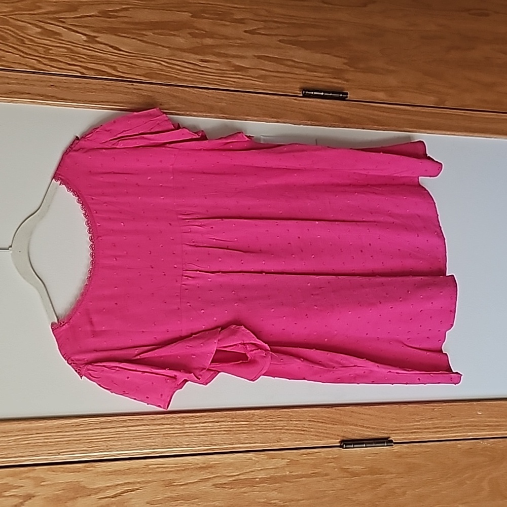 Perch Ruffle Sleeve Top (1X) - Picture 2 of 11